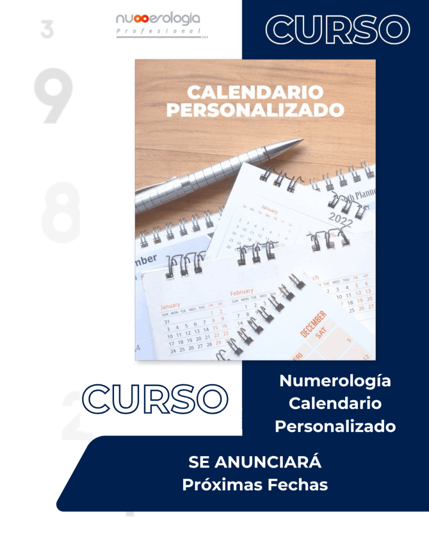 Curso de Numerología Calendario Personalizado 