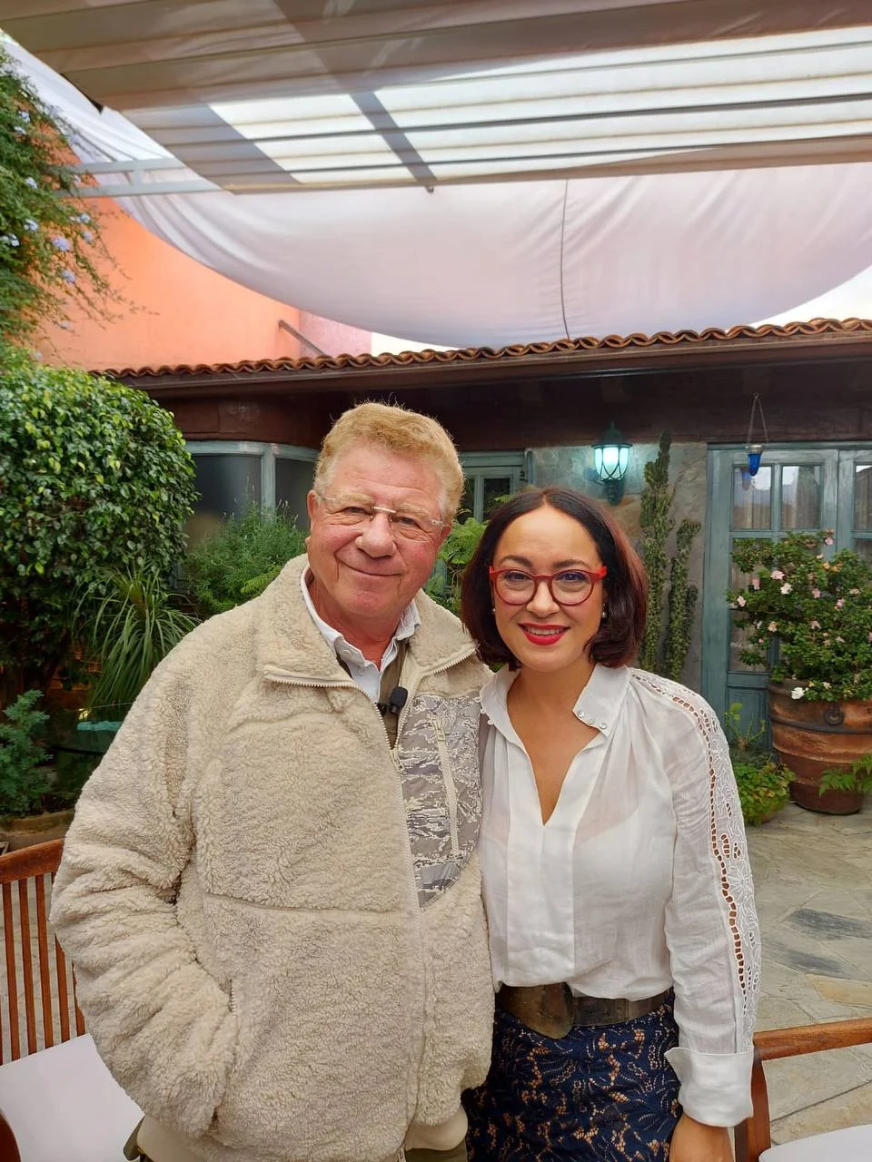 Sandra Castañeda y Carlos Alazraki
