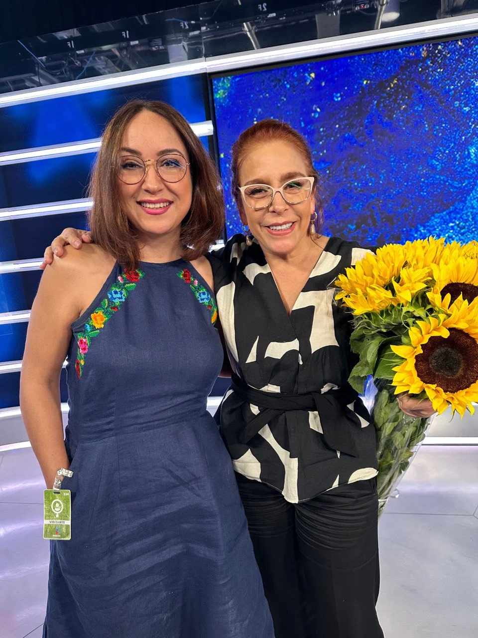 Sandra Castañeda y Fernanda Familiar