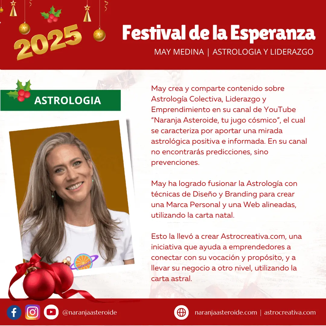 May Medina - Astróloga